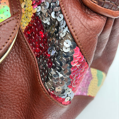 Limited Edition Fendi Leather Sequin Spy Bag