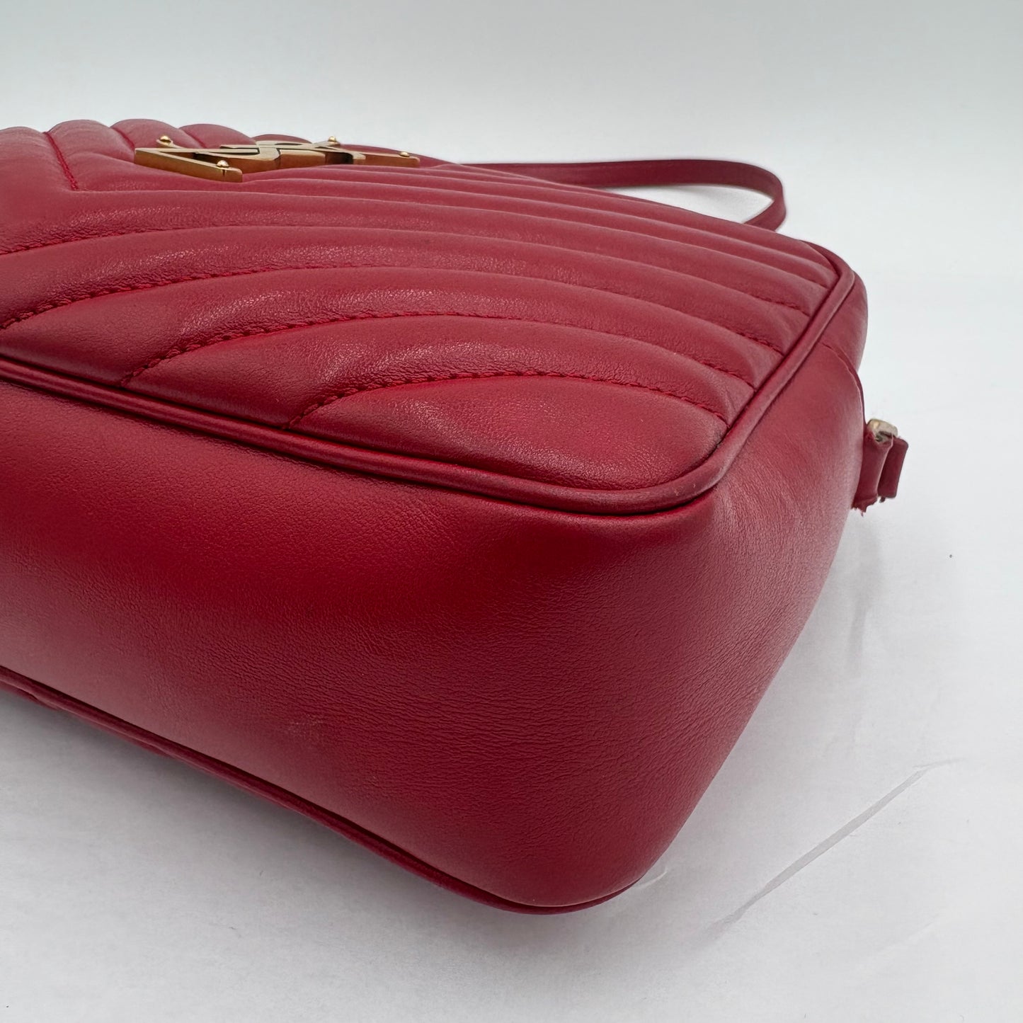 YSL Saint Laurent Lou Chevron Camera Bag