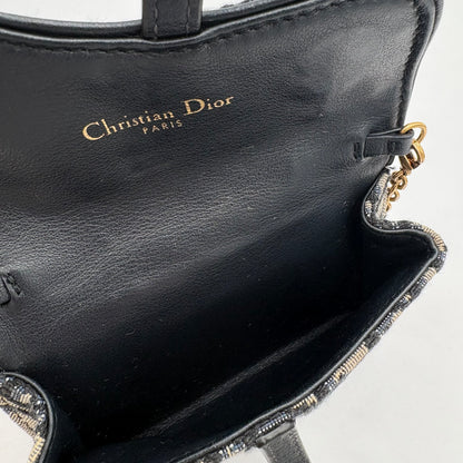 Christian Dior Nano Saddle Chain Pouch