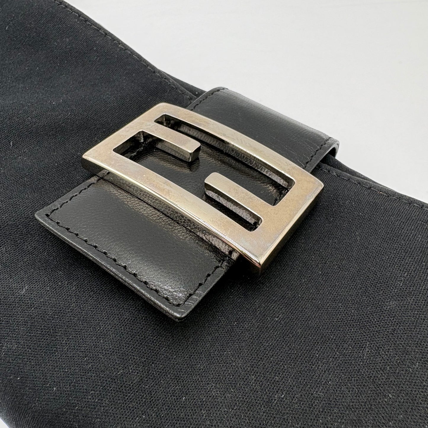 Vintage Fendi Nylon Flat Baguette