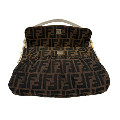 Vintage Fendi Zucca Small Chef Flap Bag