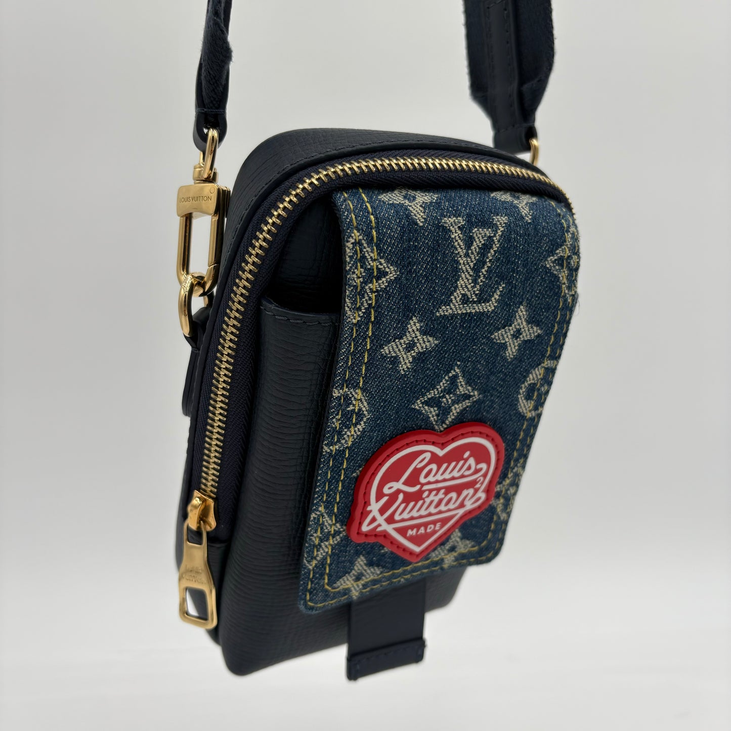 2021 Louis Vuitton X Nigo Flat Double Phone Pouch
