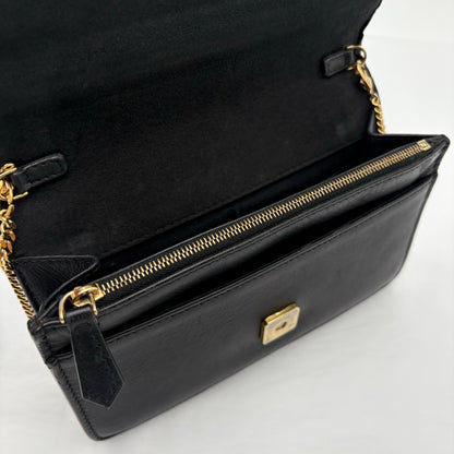 Fendi Vitello Flamingo Tube Wallet On Chain