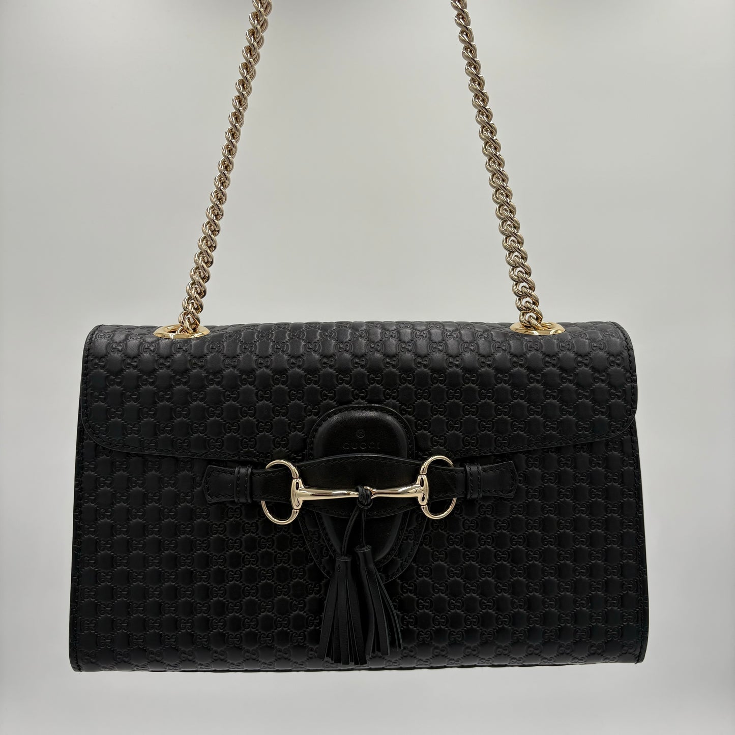 Gucci Guccissima Emily Leather Shoulder Bag