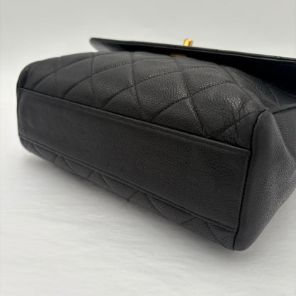 1994-96 Chanel Quilted Caviar Single Flap