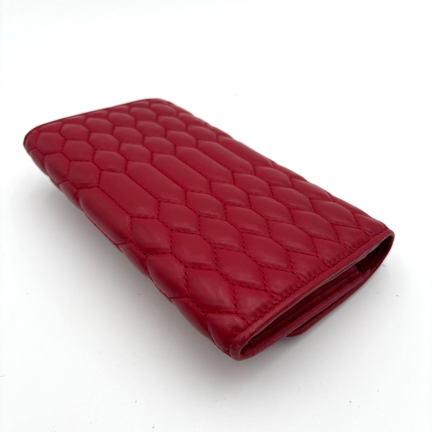 NWT Roberto Cavalli Quilted Continental Wallet