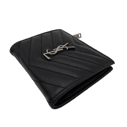 Saint Laurent YSL Cassandre Matalasse Bi-Fold Wallet