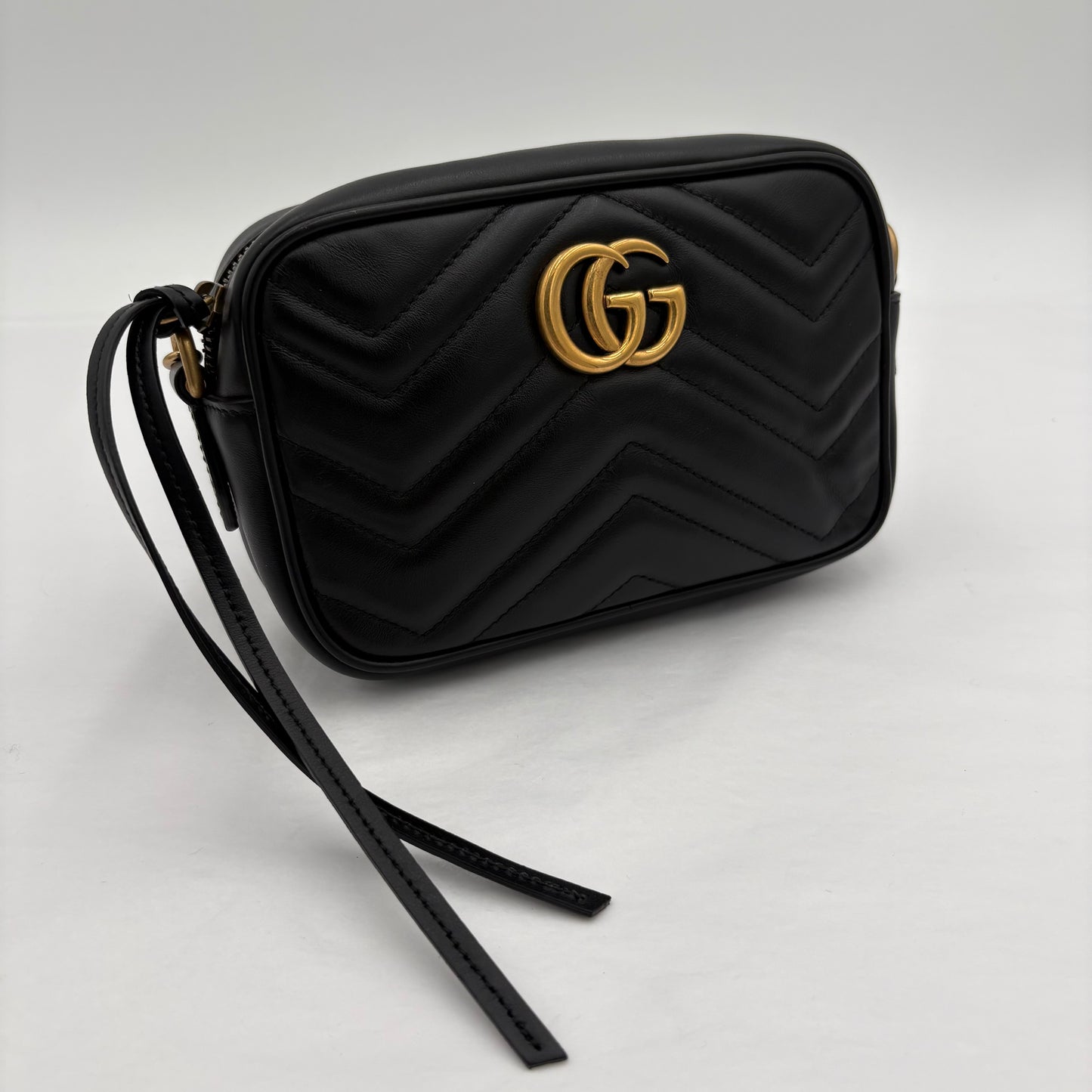 Gucci Mini GG Marmont Chain Shoulder Bag