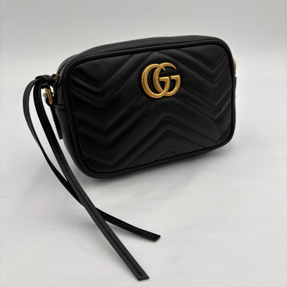 Gucci Mini GG Marmont Chain Shoulder Bag