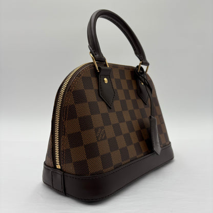 Chipped Louis Vuitton Alma BB Damier Ebene
