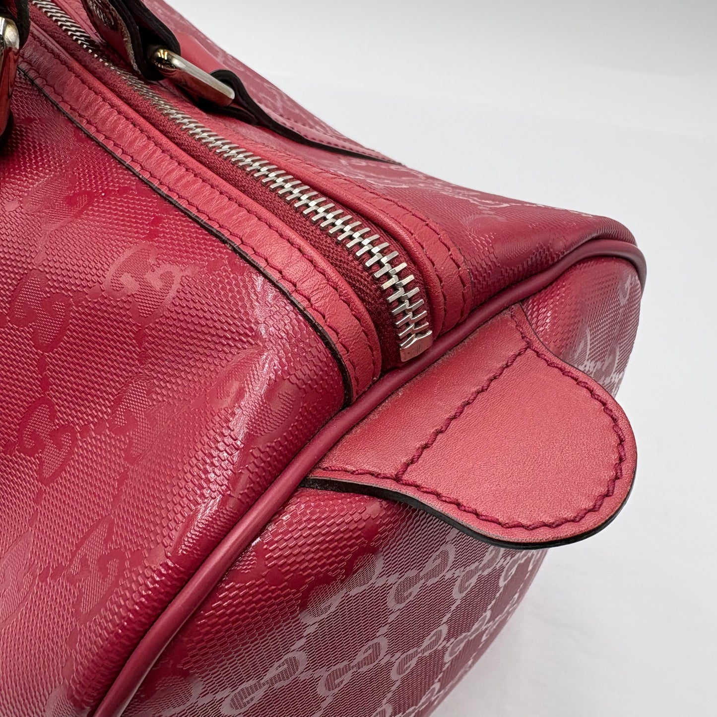 Gucci Joy Boston Bag GG Coated Canvas