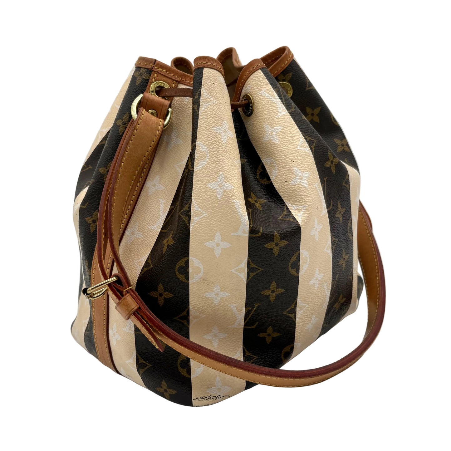 Louis Vuitton Monogram Rayure Petit Noe Shoulder Bag