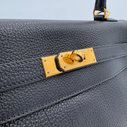 2001 Hermès Retourne Kelly Taurillon Clemence Leather