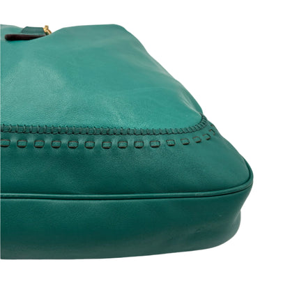 Gucci Jackie Tassel Hobo Bag Teal