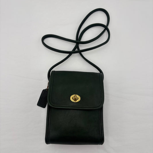 1995 Coach Scooter Crossbody Bag Green