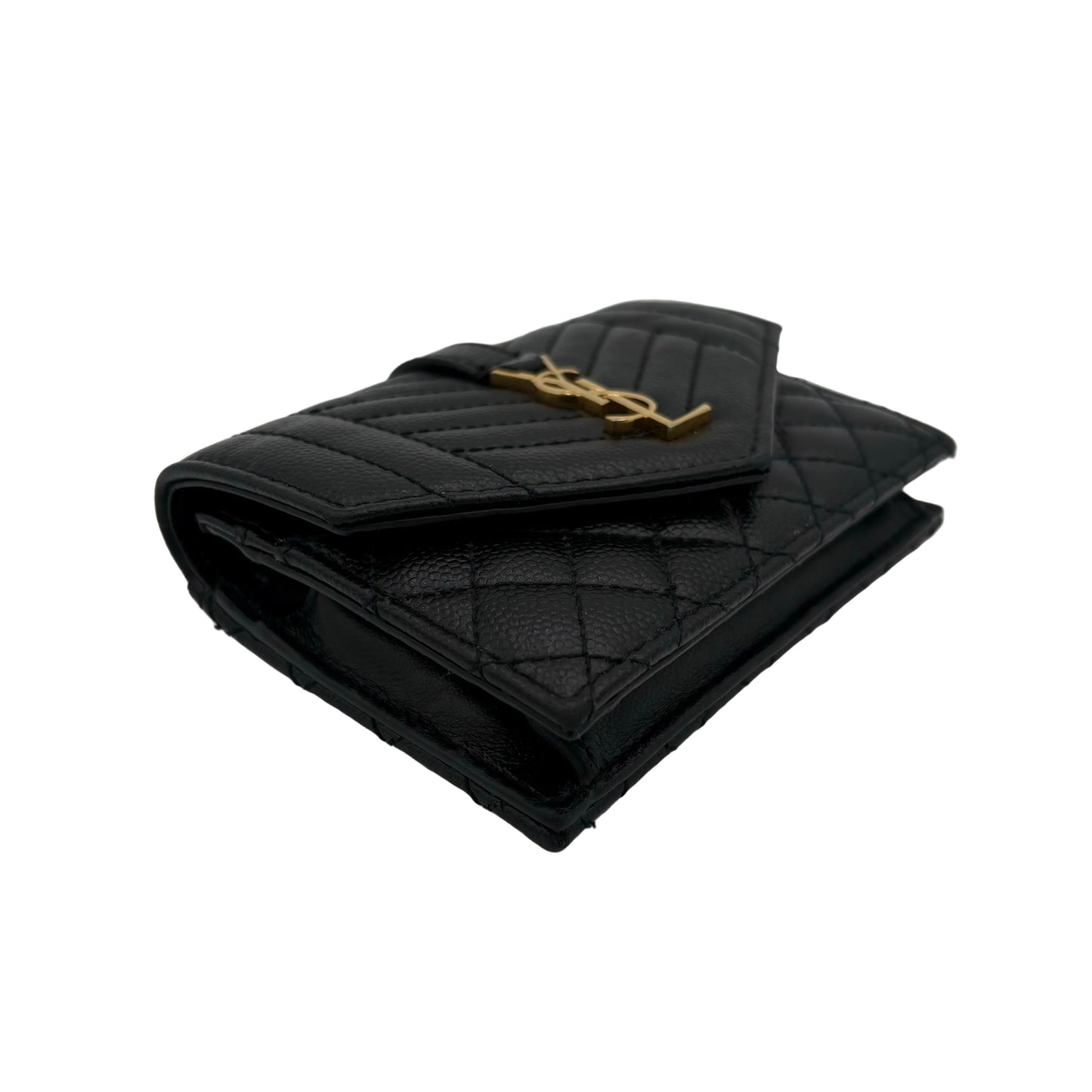 NIB Saint Laurent YSL Cassandre Matelasse Envelope Wallet