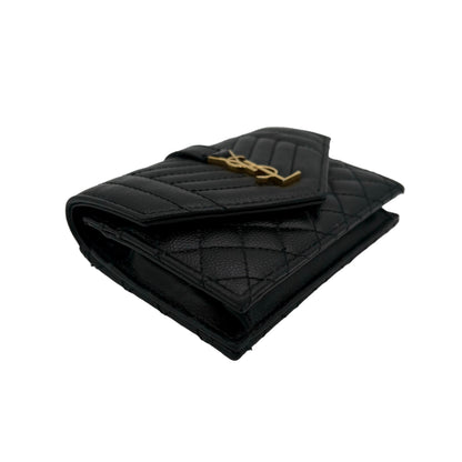NIB Saint Laurent YSL Cassandre Matelasse Envelope Wallet