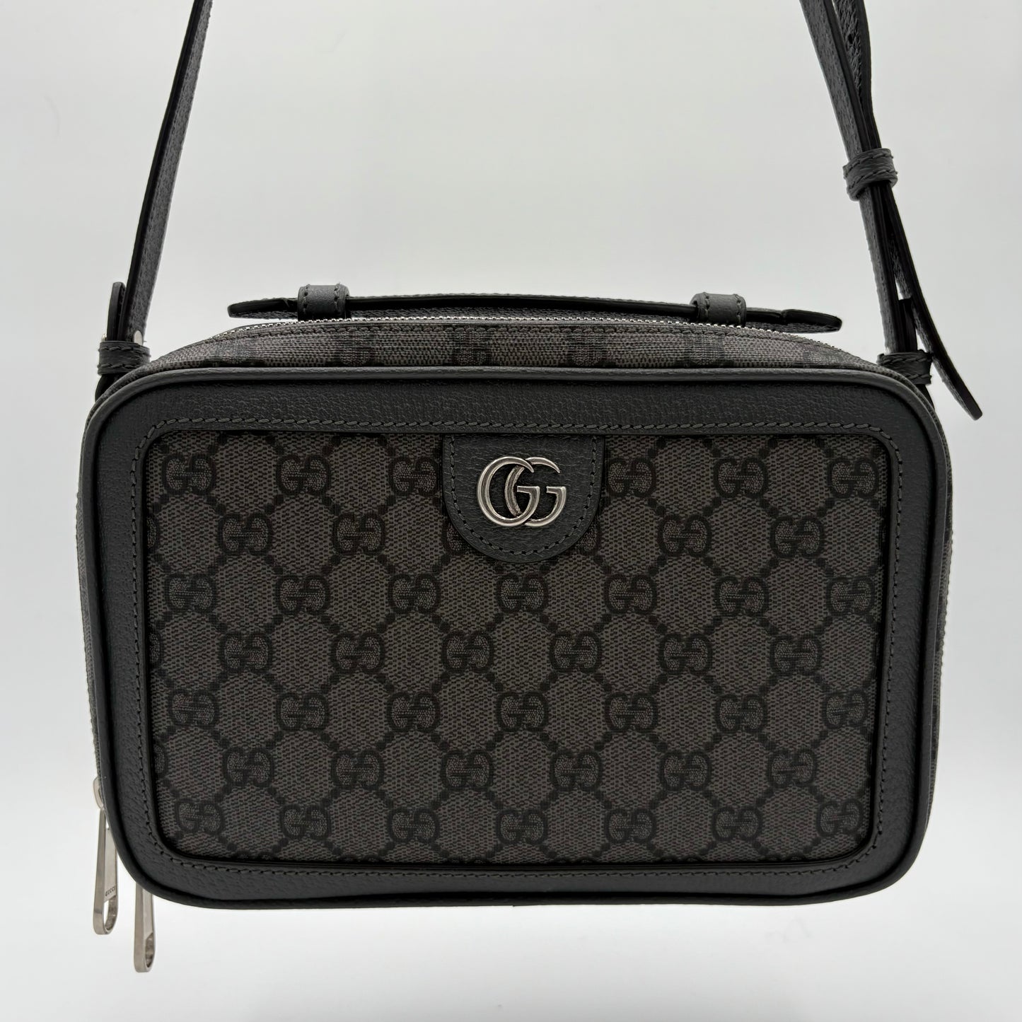 Gucci Ophidia Gray Black Supreme Crossbody bag