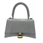 Balenciaga Crocodile Hourglass-Whiter : Small