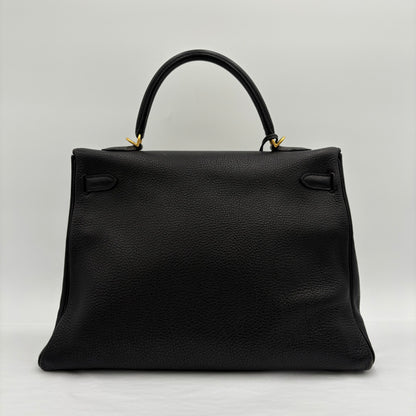 2001 Hermès Retourne Kelly Taurillon Clemence Leather