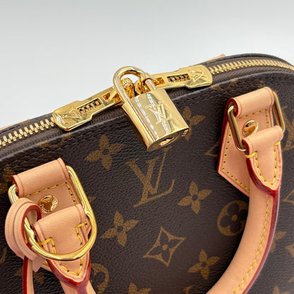 Chipped Louis Vuitton Monogram Alma BB