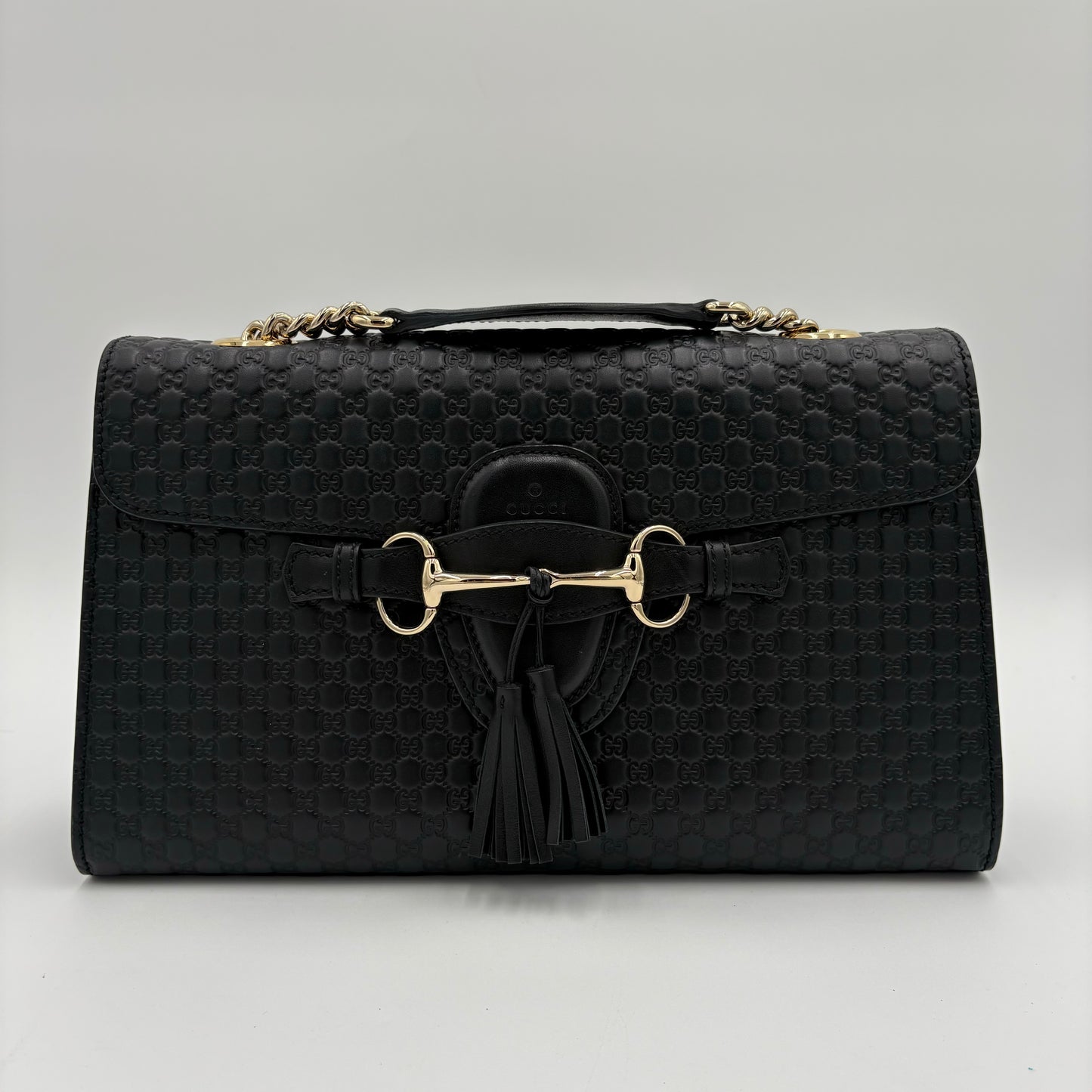 Gucci Guccissima Emily Leather Shoulder Bag