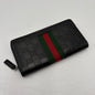 Gucci Black Leather Zip Wallet