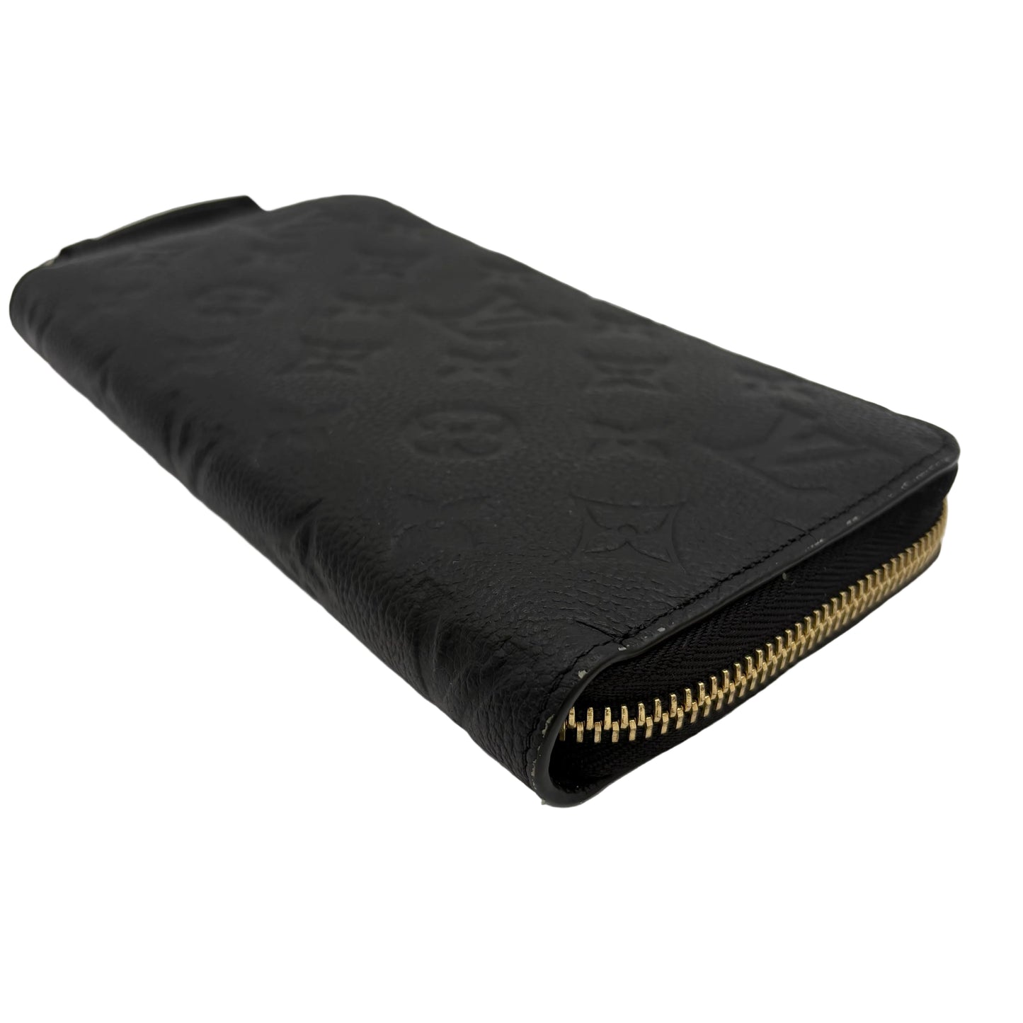 Chipped Louis Vuitton Empreinte Leather Zippy Wallet