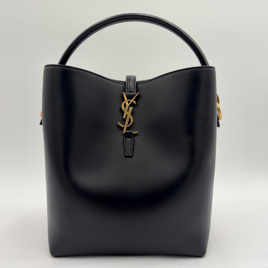 Saint Laurent Le 37 Leather Bucket Bag
