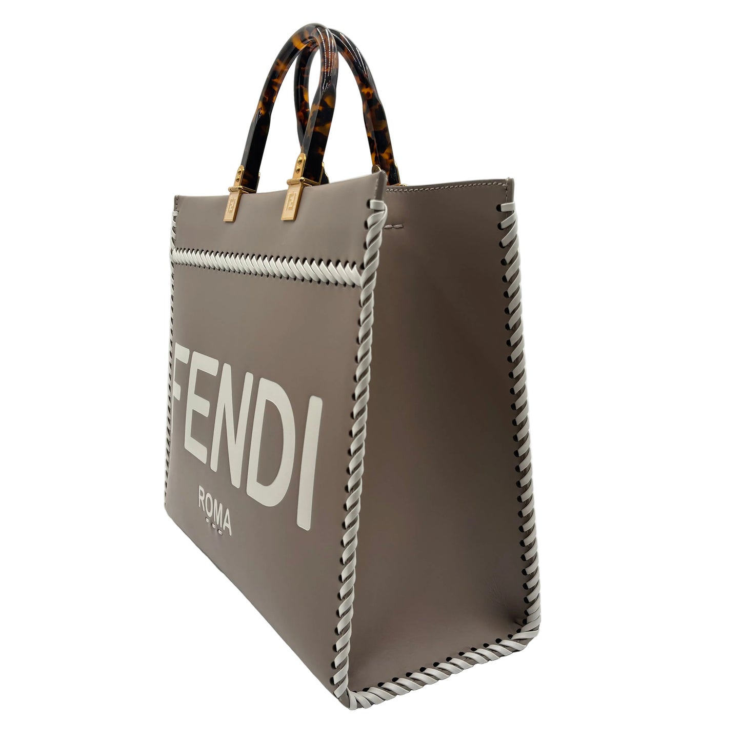 Fendi Sunshine Leather Tote