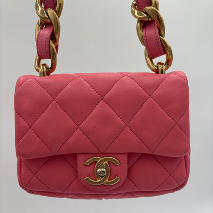Chanel Lambskin Quilted Small CC Funky Town Flap