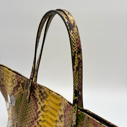 Fendi Python Embellished Tote