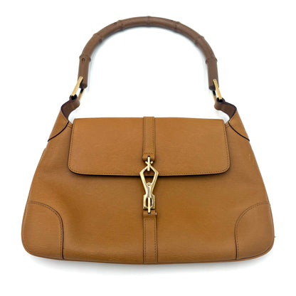 Gucci Tan Jackie Bamboo Handle