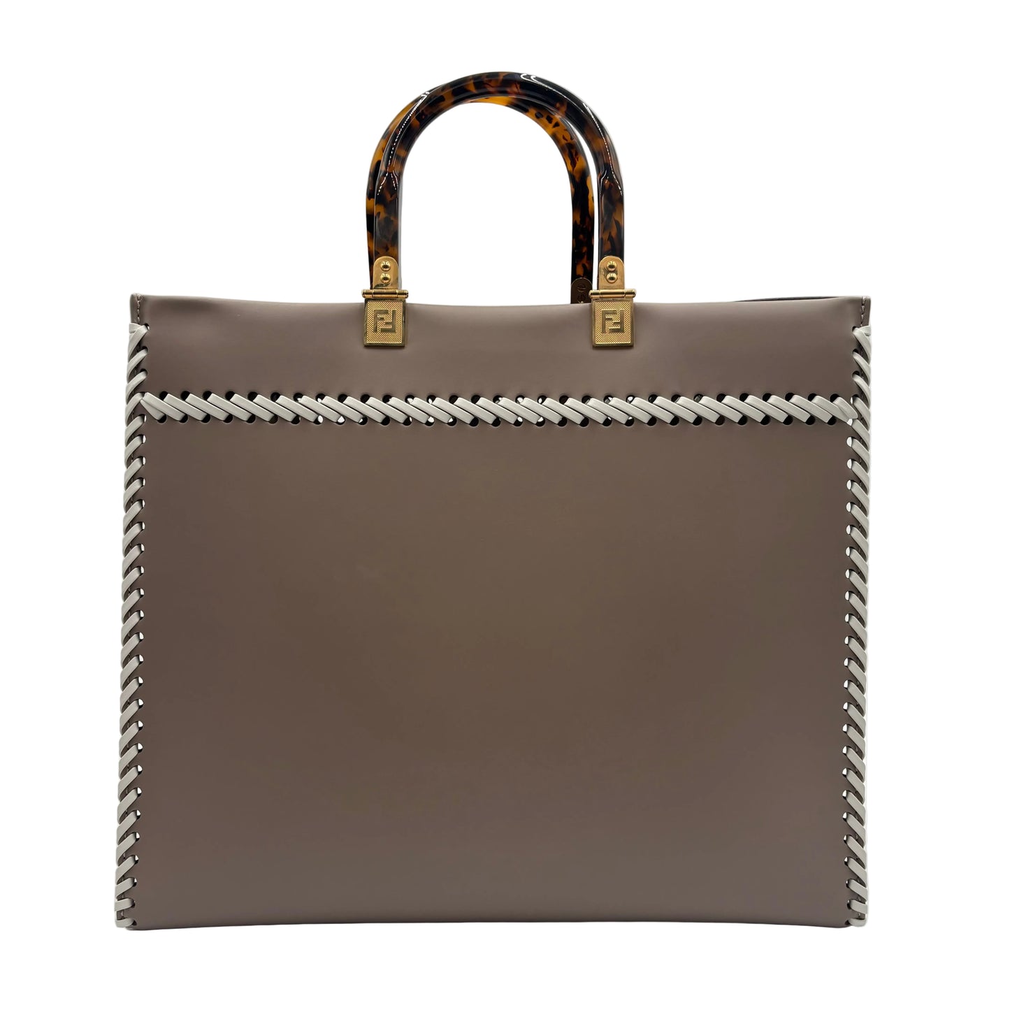 Fendi Sunshine Leather Tote