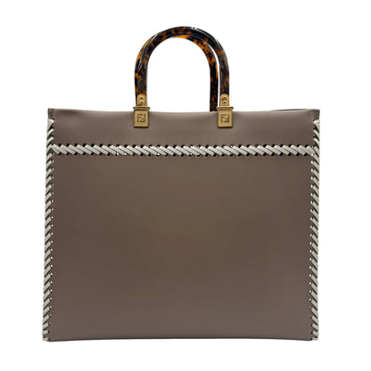Fendi Sunshine Leather Tote