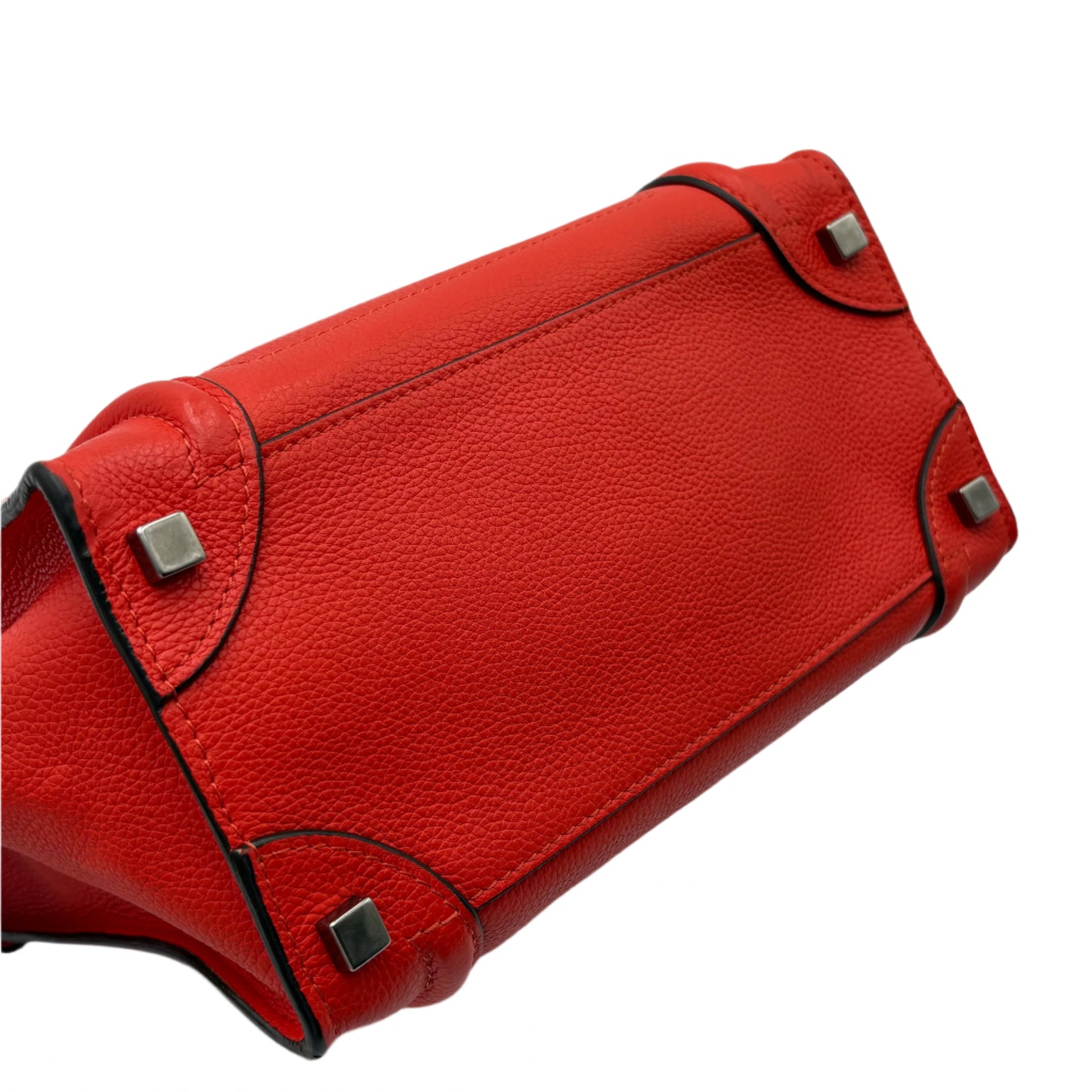 Celine Mini Luggage Bag Orange