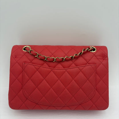 In Box Chipped Chanel Quilted Caviar Classic Double Flap