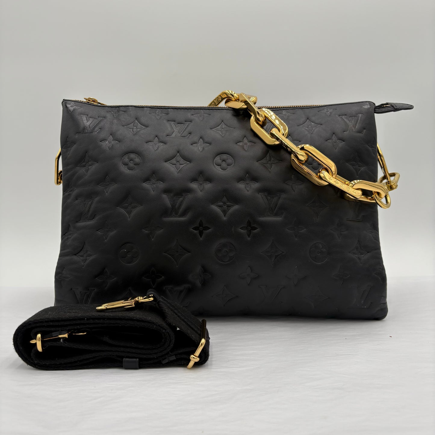 Chipped Louis Vuitton Coussin MM