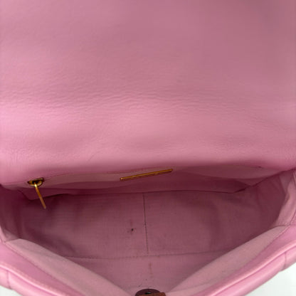 Chanel Lambskin Quilted Medium 19 Flap Pink
