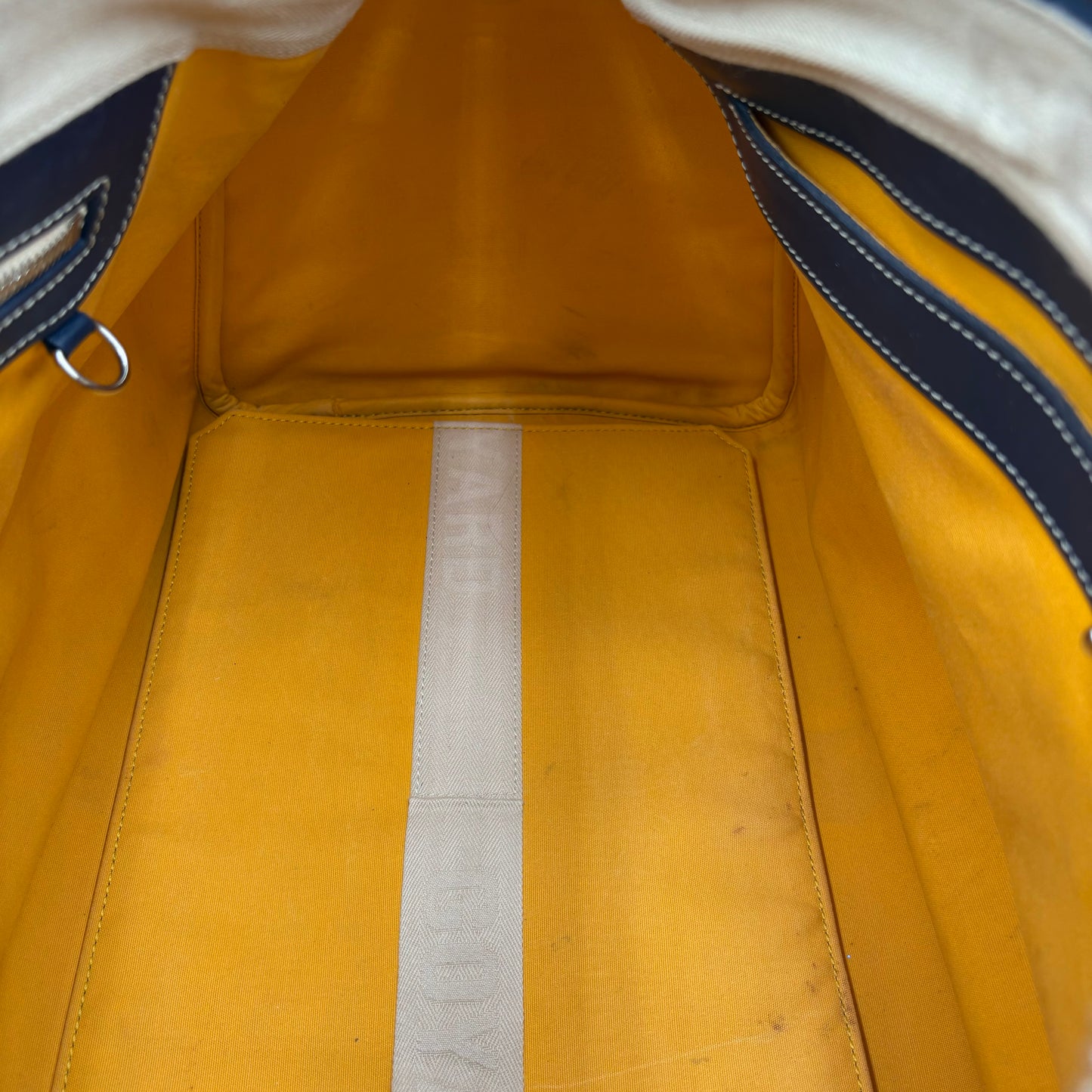 Goyard Goyardine Croisiere Blue Boston 50 Bag