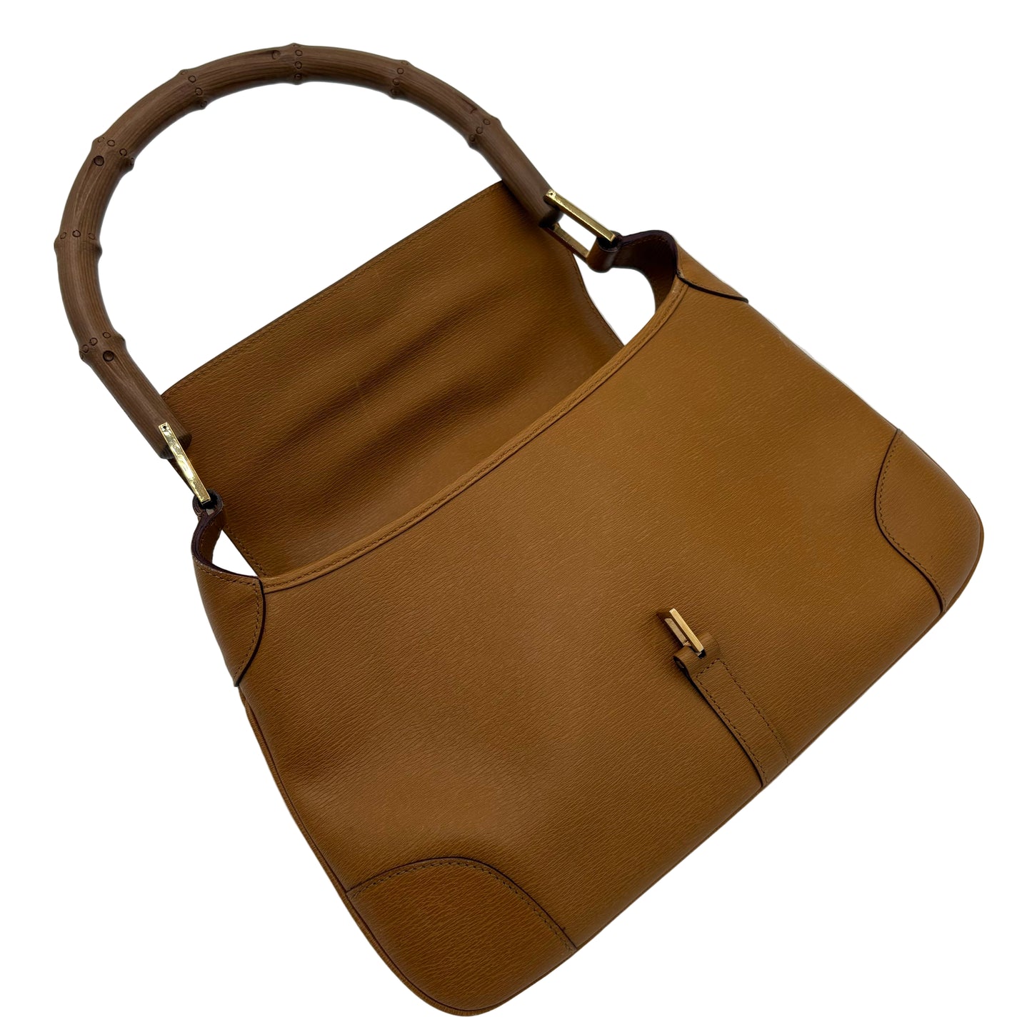 Gucci Tan Jackie Bamboo Handle