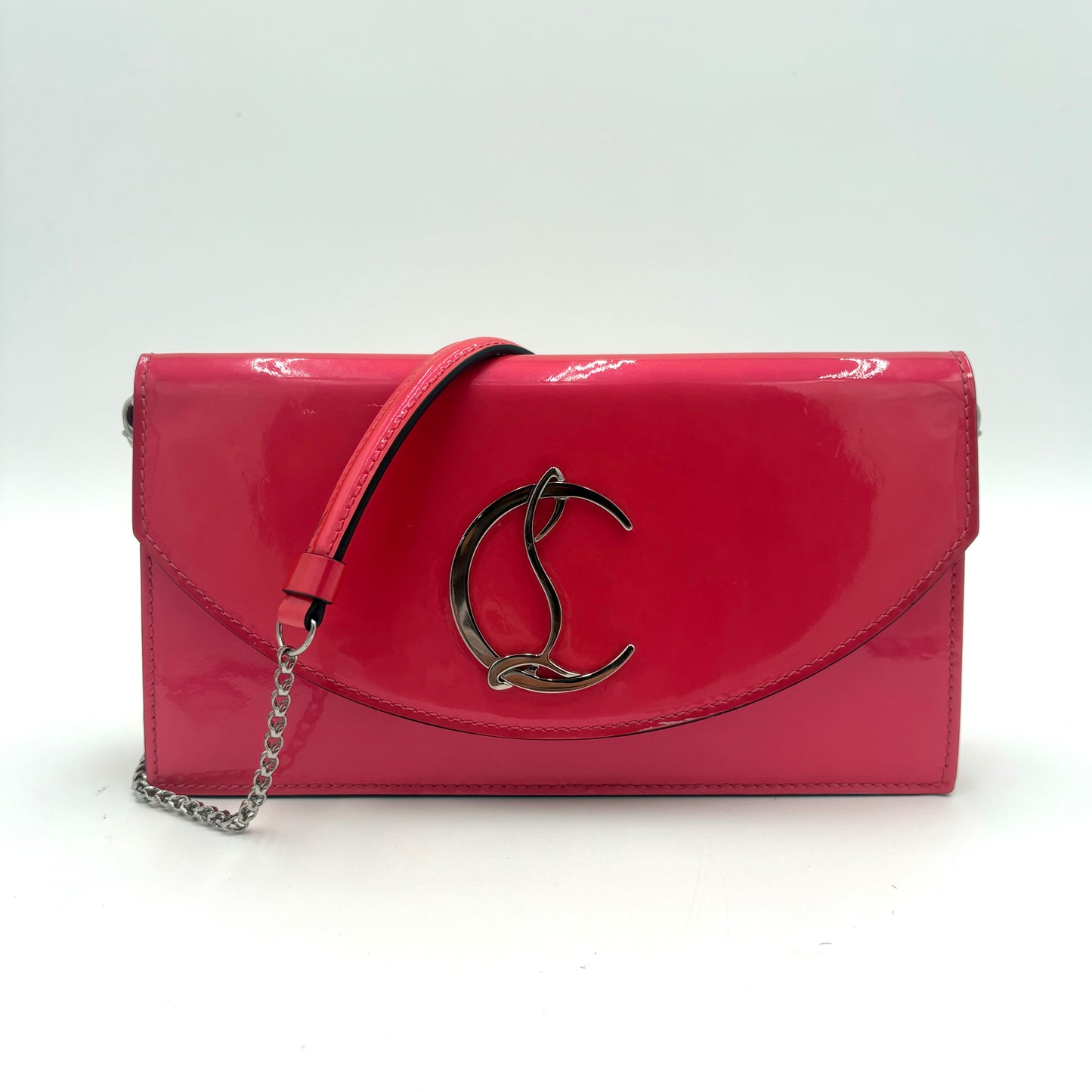 Christian Louboutin Loubi54 Clutch Pink