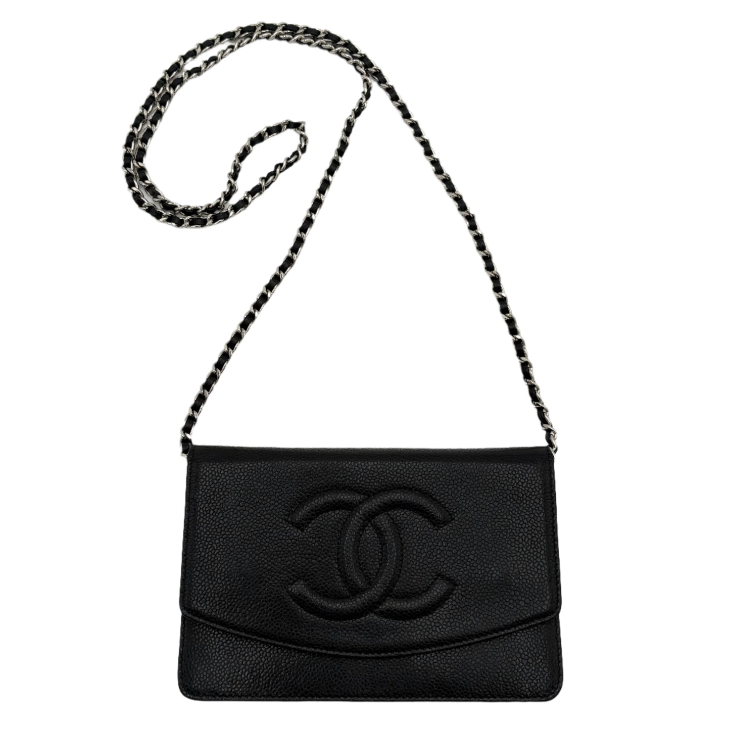 2008 Chanel Caviar Timeless Wallet On Chain