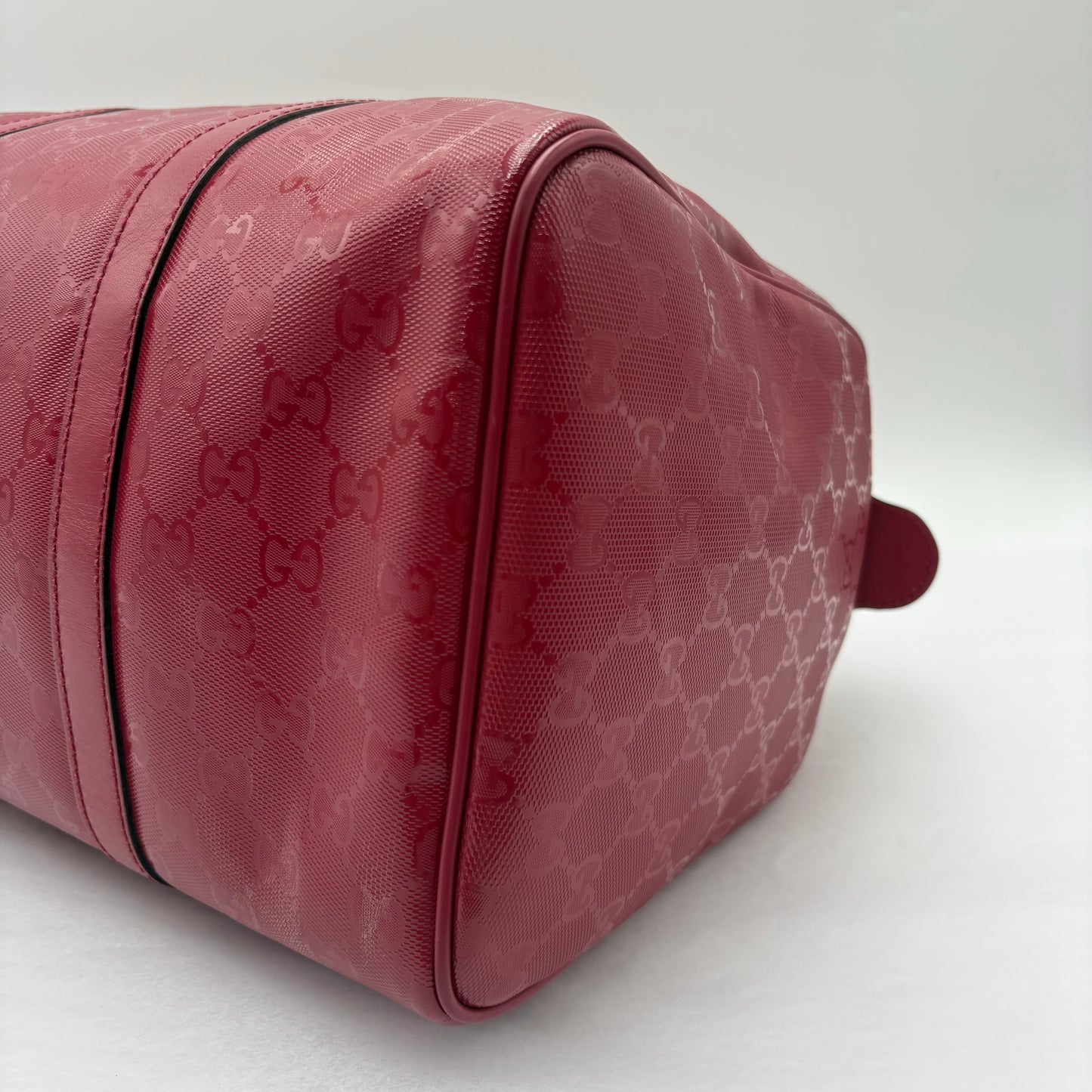 Gucci Joy Boston Bag GG Coated Canvas