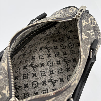 Louis Vuitton Jacquard Denim Speedy Bandouliere 25