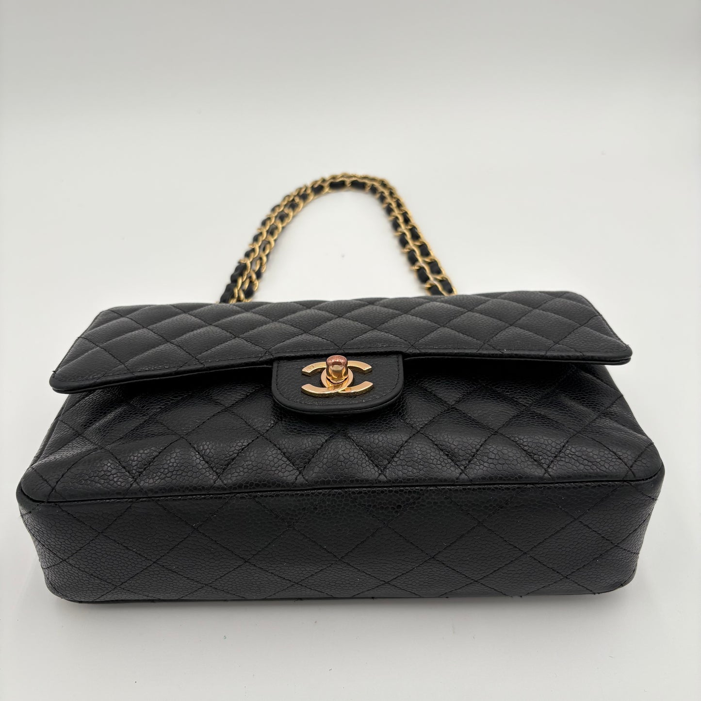 Pre 2008 Chanel Caviar Gold Hardware Double Flap