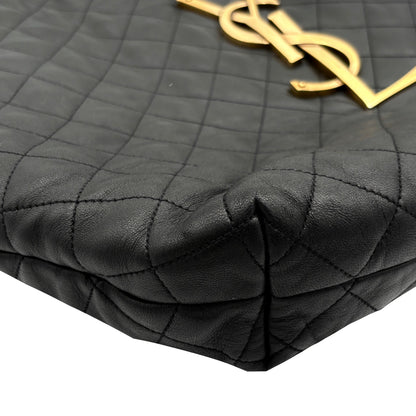 YSL Saint Laurent Quilted Icare Shopping Tote