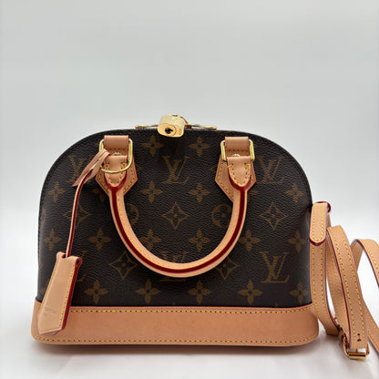 Chipped Louis Vuitton Monogram Alma BB