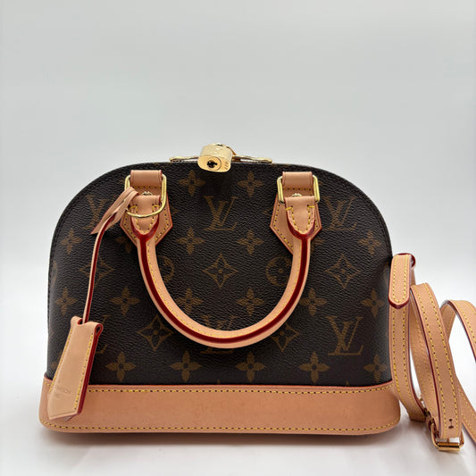 Chipped Louis Vuitton Monogram Alma BB