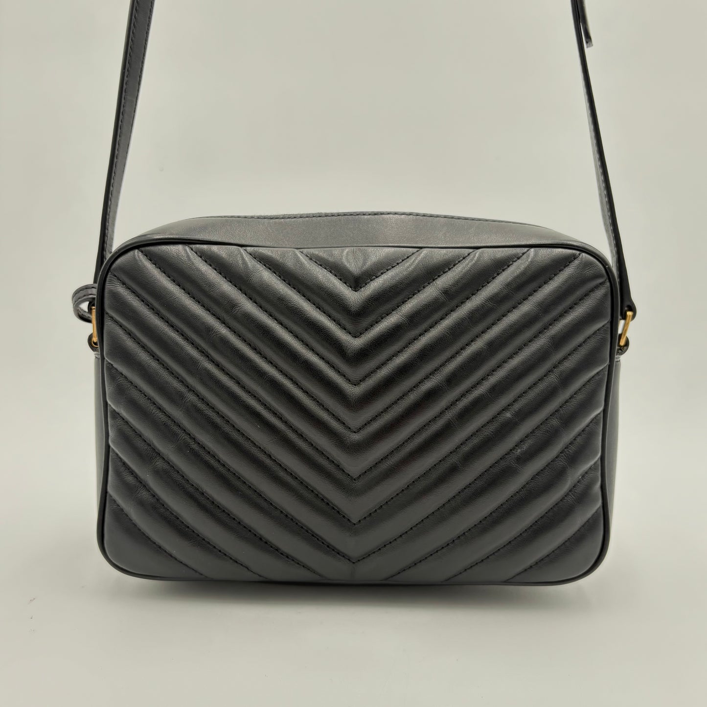 Saint Laurent Medium Lou Camera Bag-Black